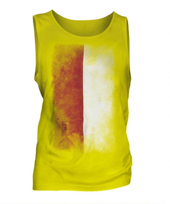 Monaco Faded Flag Mens Vest