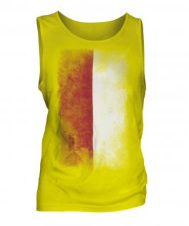 Monaco Faded Flag Mens Vest