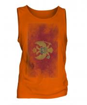 Montenegro Faded Flag Mens Vest