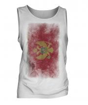 Montenegro Faded Flag Mens Vest