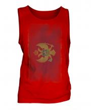 Montenegro Faded Flag Mens Vest