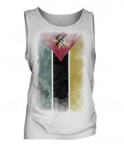 Mozambique Faded Flag Mens Vest