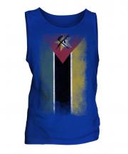 Mozambique Faded Flag Mens Vest