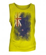 New Zealand Faded Flag Mens Vest