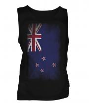 New Zealand Faded Flag Mens Vest