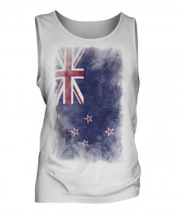 New Zealand Faded Flag Mens Vest