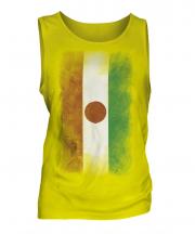 Niger Faded Flag Mens Vest