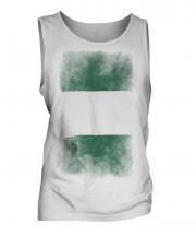 Nigeria Faded Flag Mens Vest