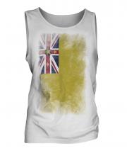 Niue Faded Flag Mens Vest