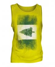 Norfolk Island Faded Flag Mens Vest