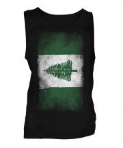 Norfolk Island Faded Flag Mens Vest