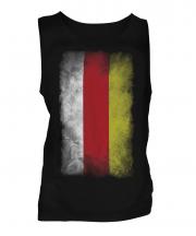 North Ossetia Faded Flag Mens Vest
