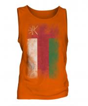 Oman Faded Flag Mens Vest