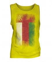 Oman Faded Flag Mens Vest