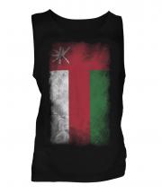 Oman Faded Flag Mens Vest