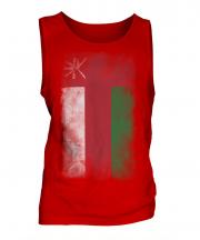 Oman Faded Flag Mens Vest