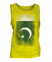 Pakistan Faded Flag Mens Vest