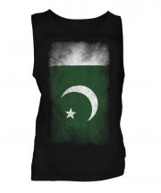 Pakistan Faded Flag Mens Vest