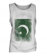 Pakistan Faded Flag Mens Vest