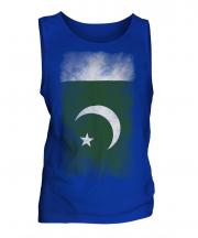 Pakistan Faded Flag Mens Vest