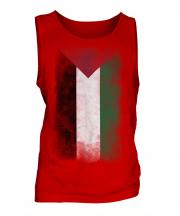 Palestine Faded Flag Mens Vest