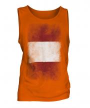Peru Faded Flag Mens Vest