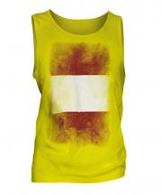Peru Faded Flag Mens Vest