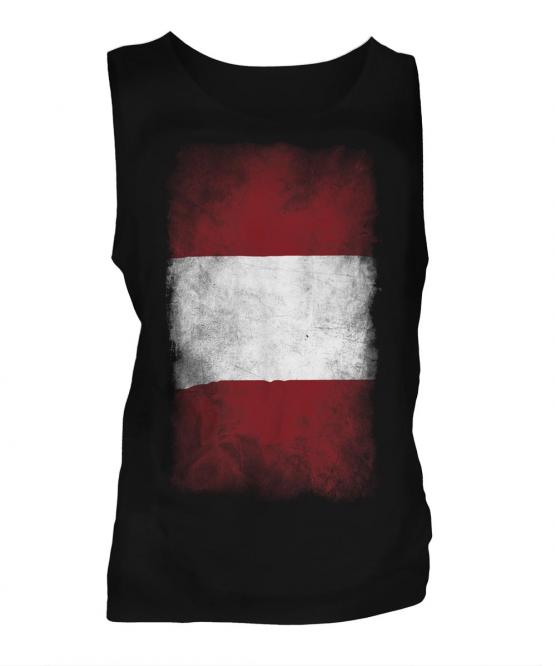 Peru Faded Flag Mens Vest