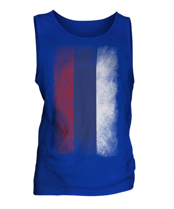 Republika Srpska Faded Flag Mens Vest