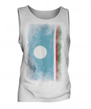 Sakha Republic Faded Flag Mens Vest