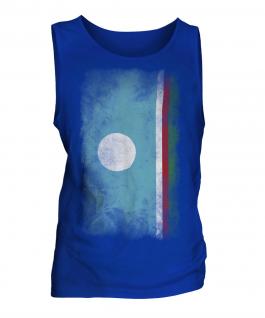 Sakha Republic Faded Flag Mens Vest