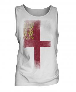 Sark Faded Flag Mens Vest