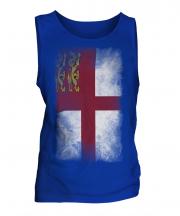 Sark Faded Flag Mens Vest