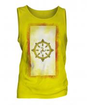 Sikkim Faded Flag Mens Vest
