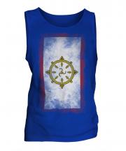 Sikkim Faded Flag Mens Vest
