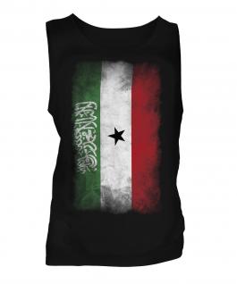 Somaliland Faded Flag Mens Vest