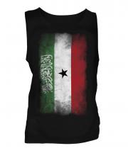 Somaliland Faded Flag Mens Vest