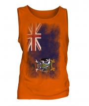 South Georgia Faded Flag Mens Vest