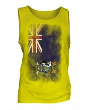 South Georgia Faded Flag Mens Vest