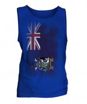 South Georgia Faded Flag Mens Vest