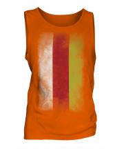 South Ossetia Faded Flag Mens Vest