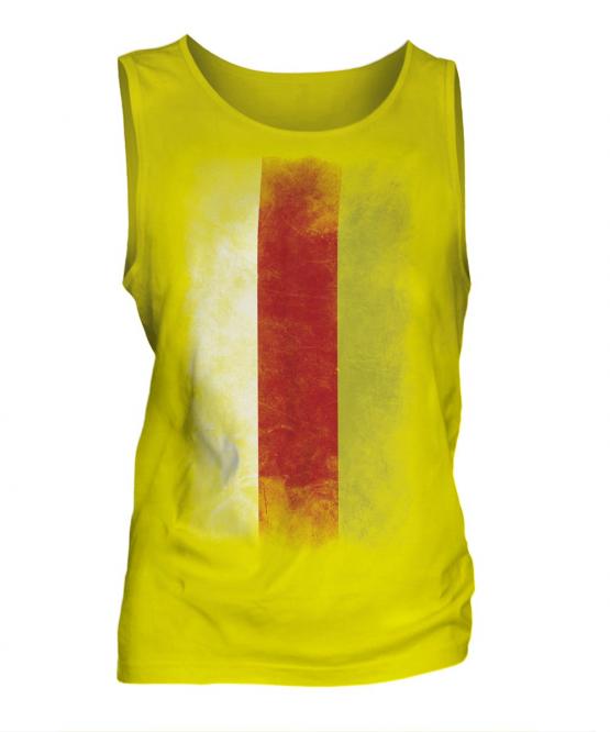South Ossetia Faded Flag Mens Vest