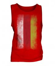 South Ossetia Faded Flag Mens Vest