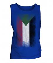 Sudan Faded Flag Mens Vest