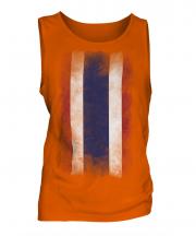 Thailand Faded Flag Mens Vest
