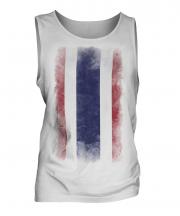 Thailand Faded Flag Mens Vest