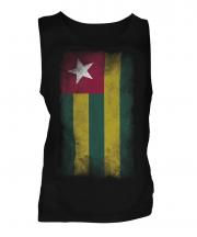 Togo Faded Flag Mens Vest