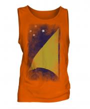 Tokelau Faded Flag Mens Vest
