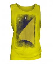 Tokelau Faded Flag Mens Vest