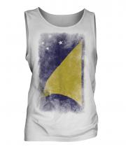 Tokelau Faded Flag Mens Vest